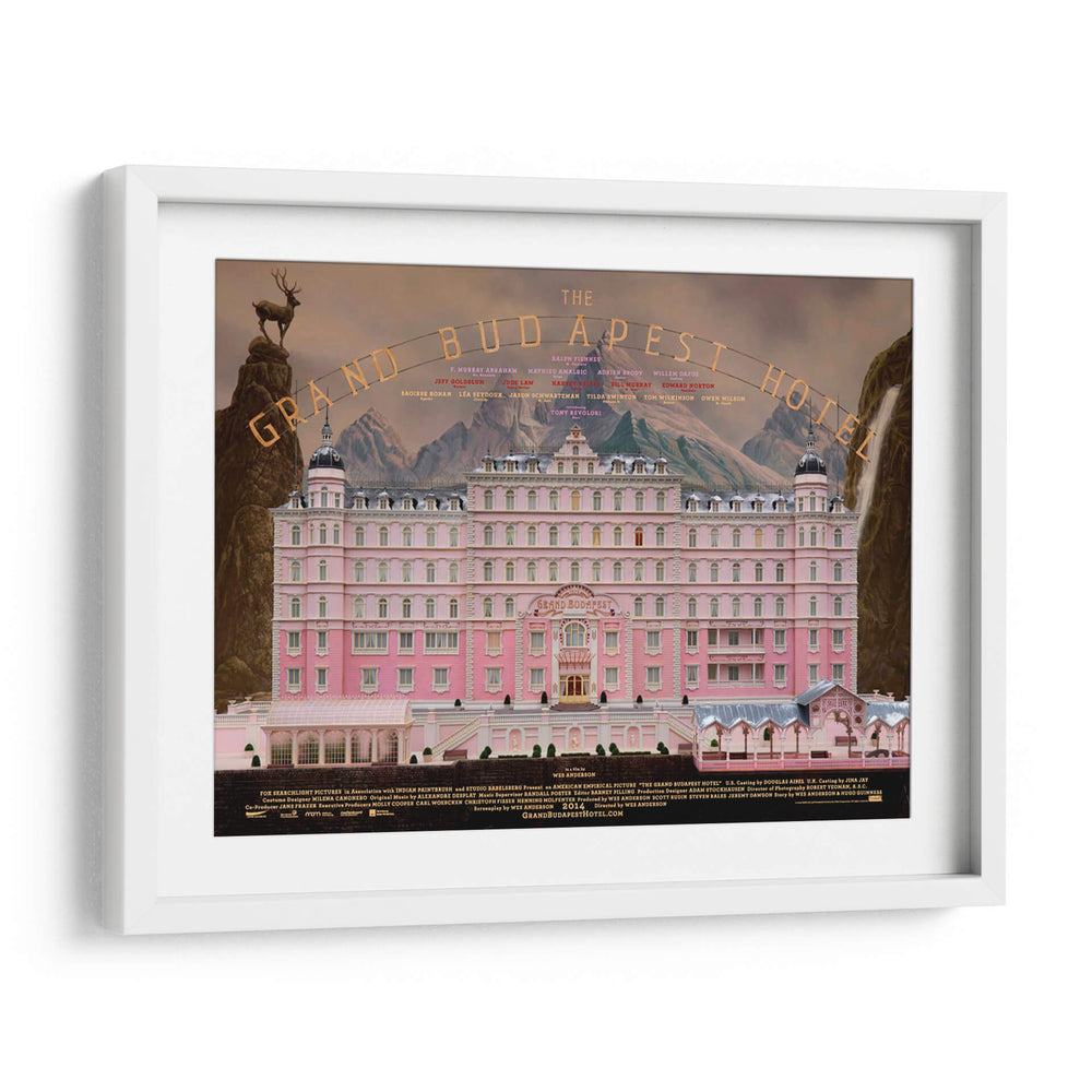 The Grand Budapest Hotel poster | Cuadro decorativo de Canvas Lab