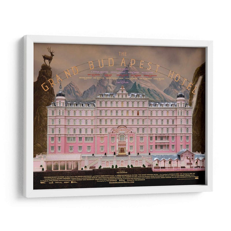 The Grand Budapest Hotel poster | Cuadro decorativo de Canvas Lab