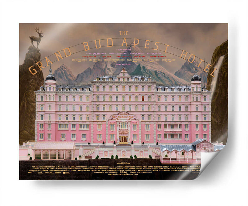 The Grand Budapest Hotel poster | Cuadro decorativo de Canvas Lab