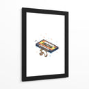 Cinta enredada Retro - Borgenhag Holmqvist | Cuadro decorativo de Canvas Lab