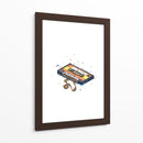 Cinta enredada Retro - Borgenhag Holmqvist | Cuadro decorativo de Canvas Lab