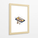 Cinta enredada Retro - Borgenhag Holmqvist | Cuadro decorativo de Canvas Lab