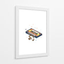 Cinta enredada Retro - Borgenhag Holmqvist | Cuadro decorativo de Canvas Lab