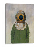 Casco de buzo Vintage en una persona - Borgenhag Holmqvist | Cuadro decorativo de Canvas Lab