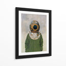 Casco de buzo Vintage en una persona - Borgenhag Holmqvist | Cuadro decorativo de Canvas Lab