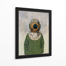 Casco de buzo Vintage en una persona - Borgenhag Holmqvist | Cuadro decorativo de Canvas Lab