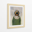 Casco de buzo Vintage en una persona - Borgenhag Holmqvist | Cuadro decorativo de Canvas Lab