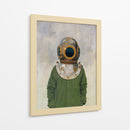Casco de buzo Vintage en una persona - Borgenhag Holmqvist | Cuadro decorativo de Canvas Lab