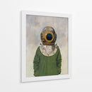 Casco de buzo Vintage en una persona - Borgenhag Holmqvist | Cuadro decorativo de Canvas Lab