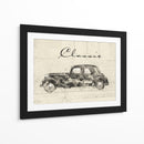 Coche negro clásico - Lembayung senja studio | Cuadro decorativo de Canvas Lab