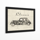 Coche negro clásico - Lembayung senja studio | Cuadro decorativo de Canvas Lab
