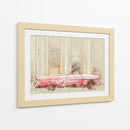 Coche Vintage Rosa - Lembayung senja studio | Cuadro decorativo de Canvas Lab