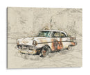 Coche Antiguo - Lembayung senja studio | Cuadro decorativo de Canvas Lab