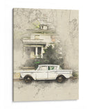 Coche Antiguo Retro - Lembayung senja studio | Cuadro decorativo de Canvas Lab
