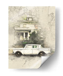Coche Antiguo Retro - Lembayung senja studio | Cuadro decorativo de Canvas Lab