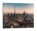 Crepúsculo en la ciudad de Dubái - Jean Claude Castor | Cuadro decorativo de Canvas Lab
