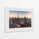 Crepúsculo en la ciudad de Dubái - Jean Claude Castor | Cuadro decorativo de Canvas Lab