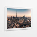 Crepúsculo en la ciudad de Dubái - Jean Claude Castor | Cuadro decorativo de Canvas Lab
