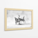 Cebras corriendo en el polvo - Juan Luis Duran | Cuadro decorativo de Canvas Lab