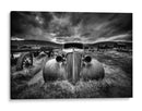 Coche antiguo de pueblo fantasma - Carsten Schlipf | Cuadro decorativo de Canvas Lab