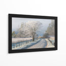 Carretera invernal helada - Chris Moore | Cuadro decorativo de Canvas Lab