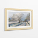 Carretera invernal helada - Chris Moore | Cuadro decorativo de Canvas Lab