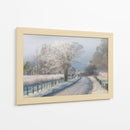 Carretera invernal helada - Chris Moore | Cuadro decorativo de Canvas Lab