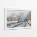 Carretera invernal helada - Chris Moore | Cuadro decorativo de Canvas Lab