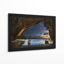 Cueva de la playa Noche Estrellada - Yan Zhang | Cuadro decorativo de Canvas Lab