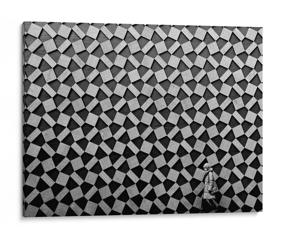 Caminante geométrico de pared - Koji Tajima | Cuadro decorativo de Canvas Lab