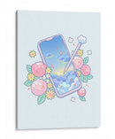 Dibujo en el teléfono móvil - Hiroko Hashimoto | Cuadro decorativo de Canvas Lab