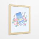 Dibujo en el teléfono móvil - Hiroko Hashimoto | Cuadro decorativo de Canvas Lab