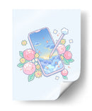 Dibujo en el teléfono móvil - Hiroko Hashimoto | Cuadro decorativo de Canvas Lab