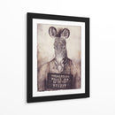 El misterio de la foto policial de la cebra - Mike Koubou | Cuadro decorativo de Canvas Lab