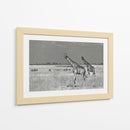 Dos jirafas en la sabana - Mathilde Guillemot | Cuadro decorativo de Canvas Lab