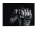 El puñetazo concentrado del luchador - Adrian Vrican | Cuadro decorativo de Canvas Lab