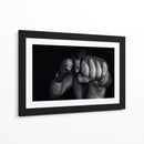 El puñetazo concentrado del luchador - Adrian Vrican | Cuadro decorativo de Canvas Lab
