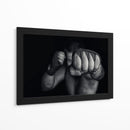 El puñetazo concentrado del luchador - Adrian Vrican | Cuadro decorativo de Canvas Lab