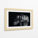 El puñetazo concentrado del luchador - Adrian Vrican | Cuadro decorativo de Canvas Lab