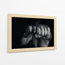 El puñetazo concentrado del luchador - Adrian Vrican | Cuadro decorativo de Canvas Lab