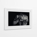 El puñetazo concentrado del luchador - Adrian Vrican | Cuadro decorativo de Canvas Lab