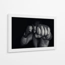 El puñetazo concentrado del luchador - Adrian Vrican | Cuadro decorativo de Canvas Lab