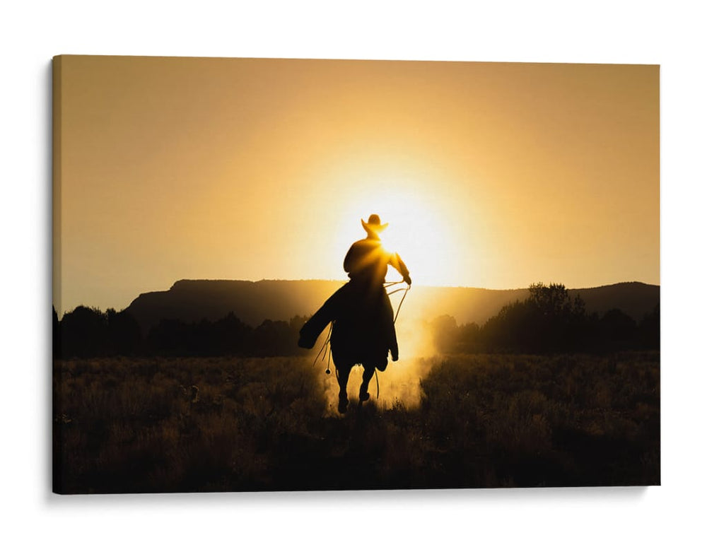 Cabalgata al corazón del fuego dorado - Matt Jacob | Cuadro decorativo de Canvas Lab