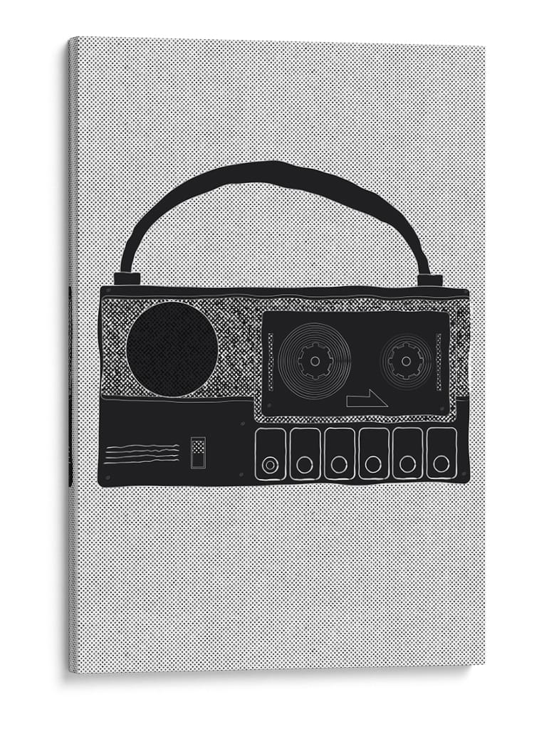 Grabadora de casette - Nicholas | Cuadro decorativo de Canvas Lab