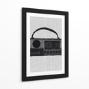 Grabadora de casette - Nicholas | Cuadro decorativo de Canvas Lab