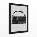 Grabadora de casette - Nicholas | Cuadro decorativo de Canvas Lab