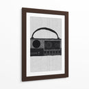 Grabadora de casette - Nicholas | Cuadro decorativo de Canvas Lab