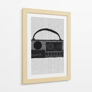 Grabadora de casette - Nicholas | Cuadro decorativo de Canvas Lab