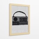 Grabadora de casette - Nicholas | Cuadro decorativo de Canvas Lab