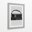 Grabadora de casette - Nicholas | Cuadro decorativo de Canvas Lab
